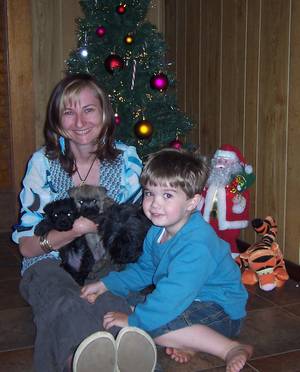 anthony, lisa and sadie and snakes pups