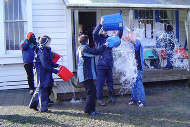 Martin Gets a Wash